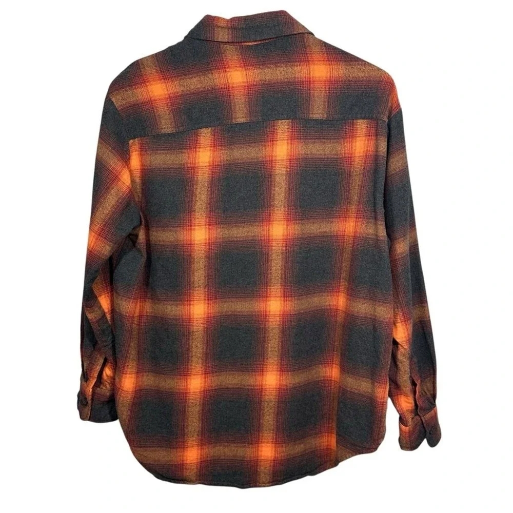 Old Navy Womens The Boyfriend Flannel Shirt Size‎ M ASO Swiftie Evermore Country